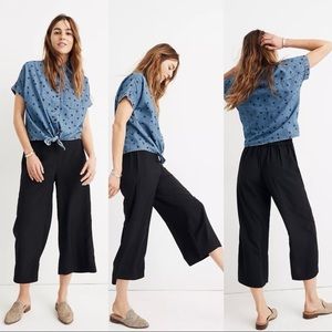 NWOT Madewell Huston Pull-On Crop Pants